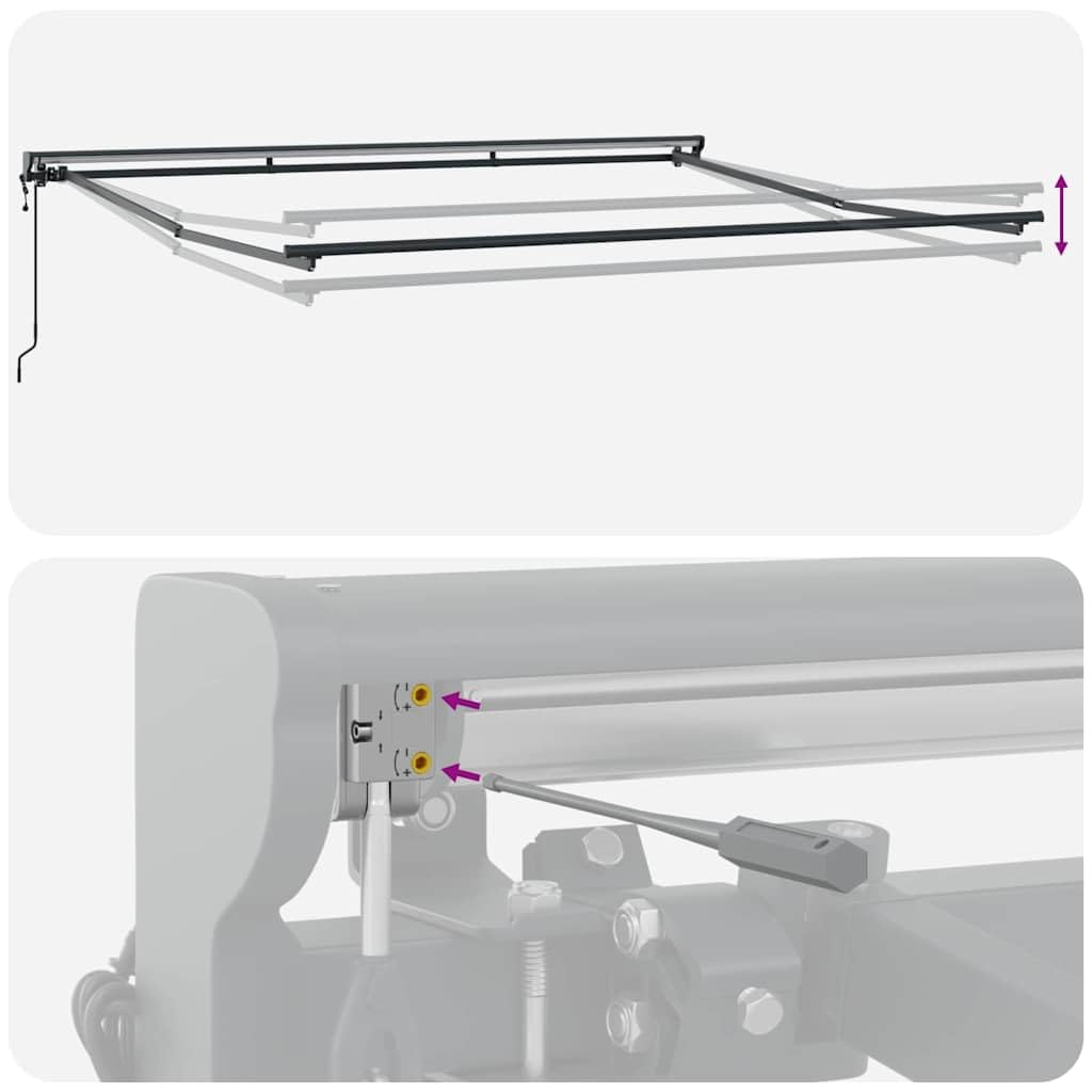 Auvent Rétractable Crème en Polyester et Aluminium 400 x 300 cm Store Banne Motorisé avec Télécommande pour Terrasse Jardin Pergola Protection Ombre et Intimité