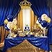 TONIFUL 4 Set Navy Blue Gold Balloon Centerpieces for Table,Balloons Stand Kit for Graduation Decorations 2026 Class of 2026 Party Decorations,New Year,Anniversary,Homecoming,Birthday Decoration