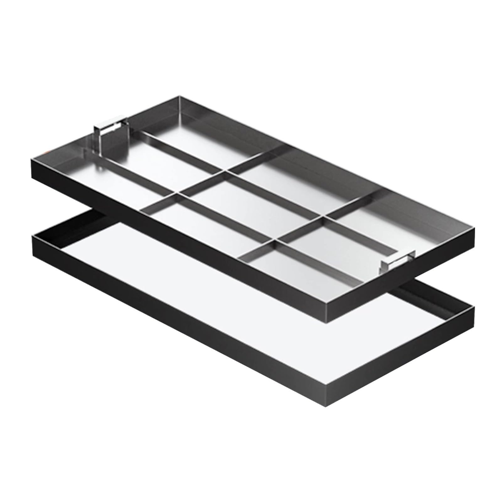 Couvercle de regard 60x30 en inox 304 pour fosse septique et drainage de terrasse