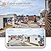 Topcony Camara Vigilancia WiFi Exterior,1080P Camara de Seguridad IP con Visión Nocturna...