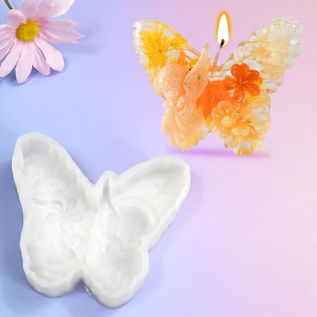 10 moldes delicados de fundición a mano para velas, moldes de silicona para manualidades, moldes delicados 3D, moldes para decoración de velas