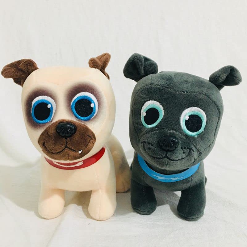 Tshy Puppy Dog Plush Toys 20cm, Bingo And Rolly Animal Dog Plushie