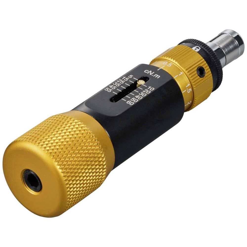 TOOLCRAFT TO-9627246 Elektronik- u. Feinmechanik Drehmoment-Schraubendreher Größe (Schraubendreher) 4 mm