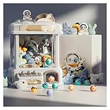 HAZARA Mini Maquina De Gancho, Maquina De Peluches Mini con Ranura para Monedas,Cable USB, Maquina De Garra Mini Maquina De Garra para niños a Partir de 3 años