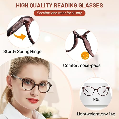 Image of OCCI CHIARI Stylish Reading Glasses Women's Readers Comfort Eyeglasses