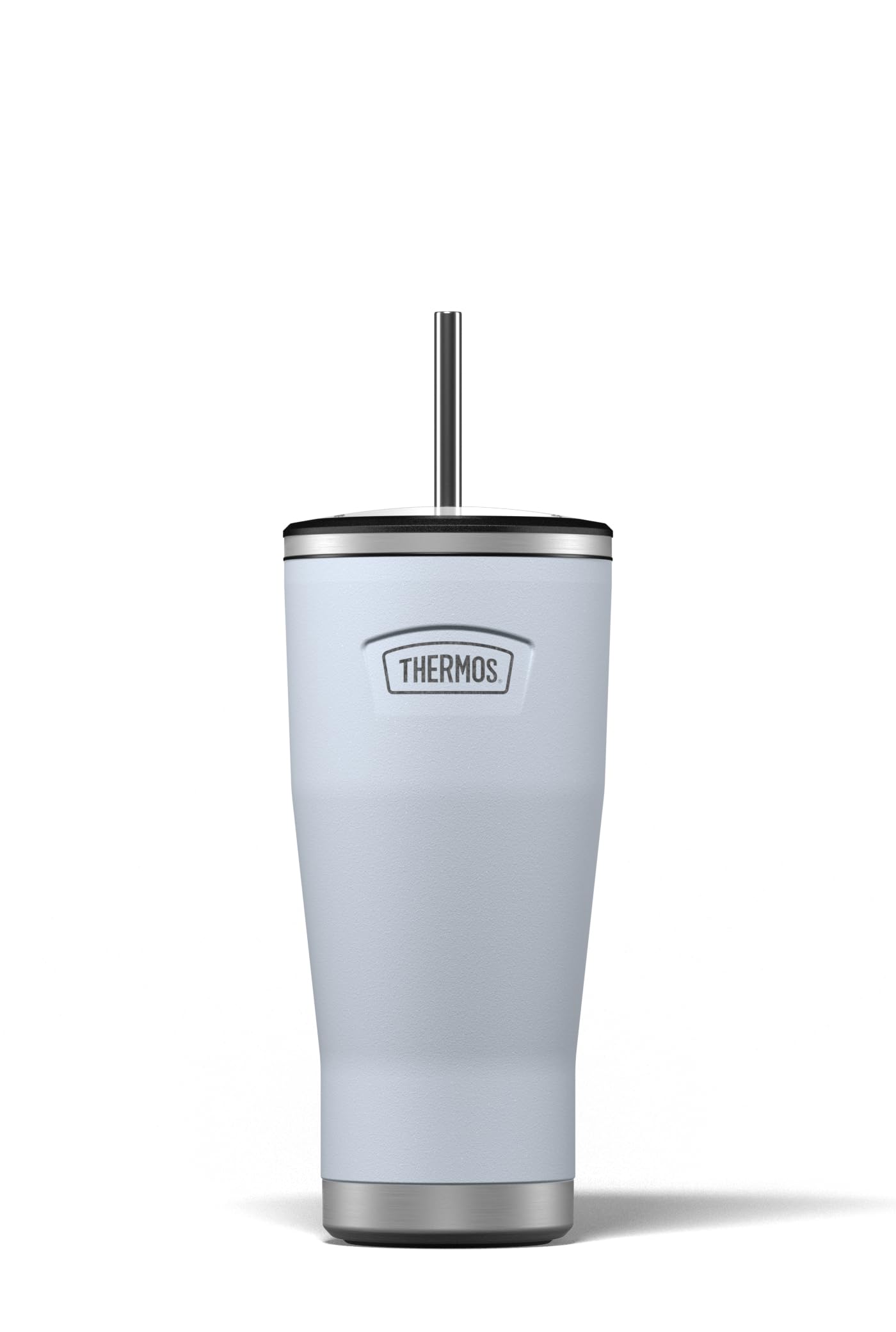Thermos - Stainless Steel Harebell Blue Icon Straw Cup (710ml) BPA Free Metal Water Bottle with Straw, Reusable Gym Bottle, 22hrs Cold Drinks Flask