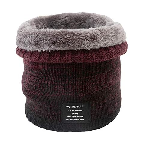 MLETULIPS Bufanda de invierno Calentador de cuello Polaina Cover
