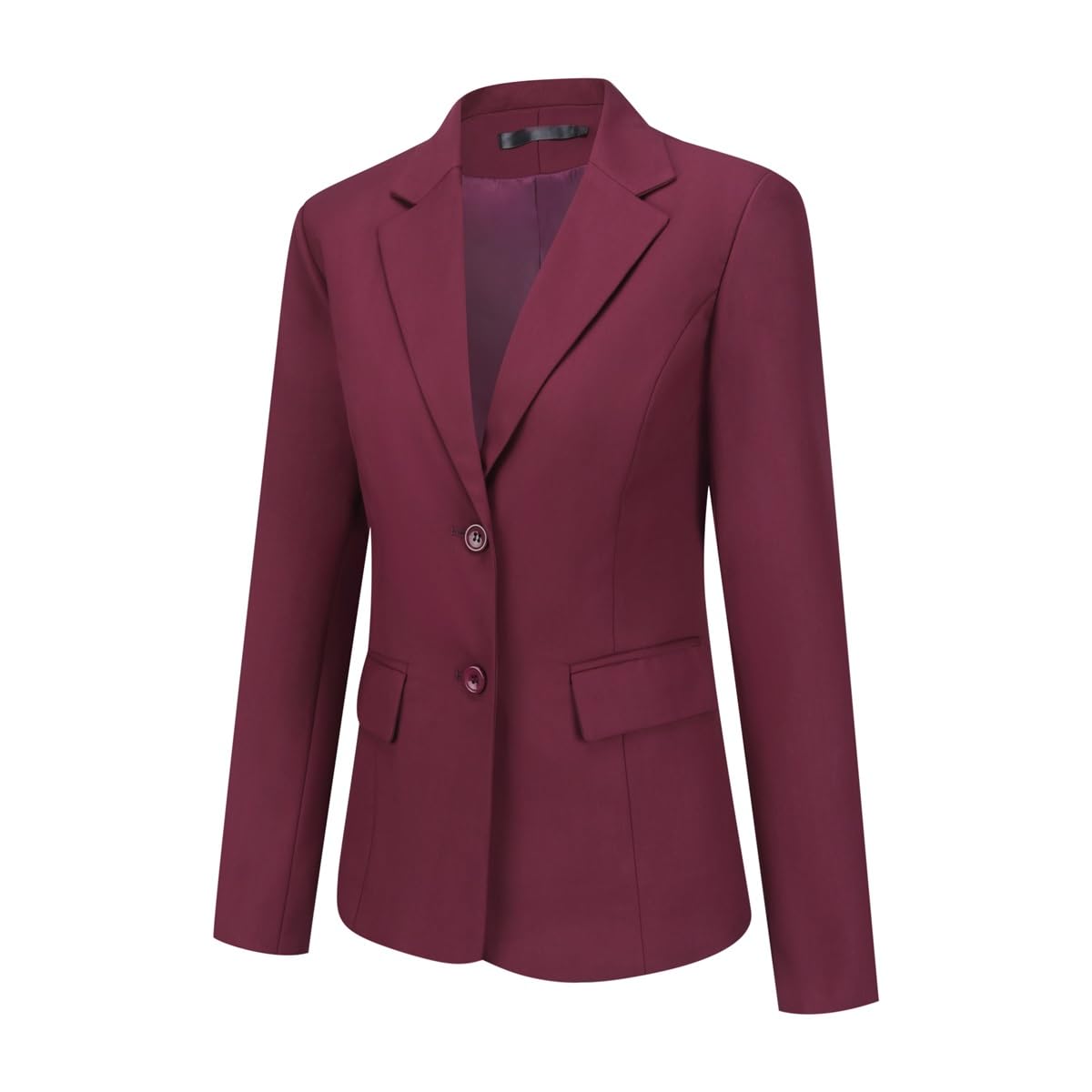 YUNCLOS Completo da ufficio da donna, 2 pezzi, giacca a maniche lunghe e pantaloni