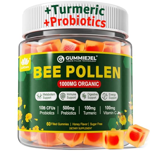 LILICARE Bee Pollen Gummies with Probiotics
