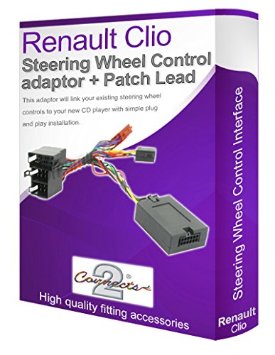 Connects2 Adaptateur pour radio Renault Clio Connectez votre autoradio aux commandes au volant