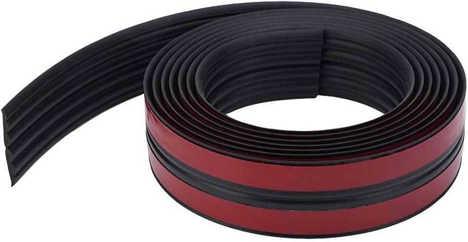5 m Flexible Decorative Strip, Self-Adhesive, 40 mm, Black Ceiling Mouldings and Wall Transition Skirting Boards Ceiling Edges for Floor, Upstand, Tile Edge and Corner Decoration, Cabinet Edges