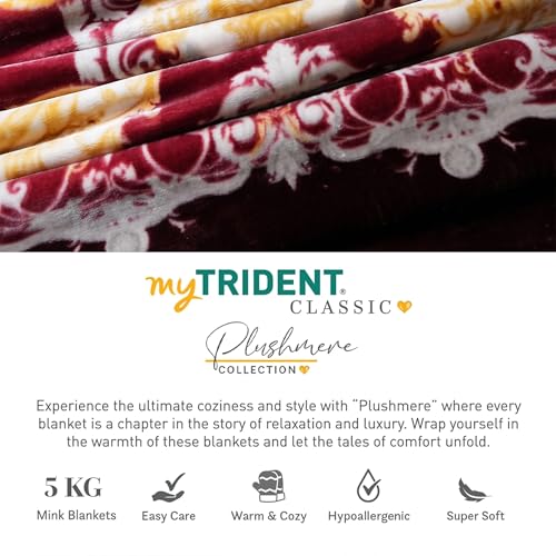 Image of MYTRIDENT Classic Plushmare Double Blanket, Juliet