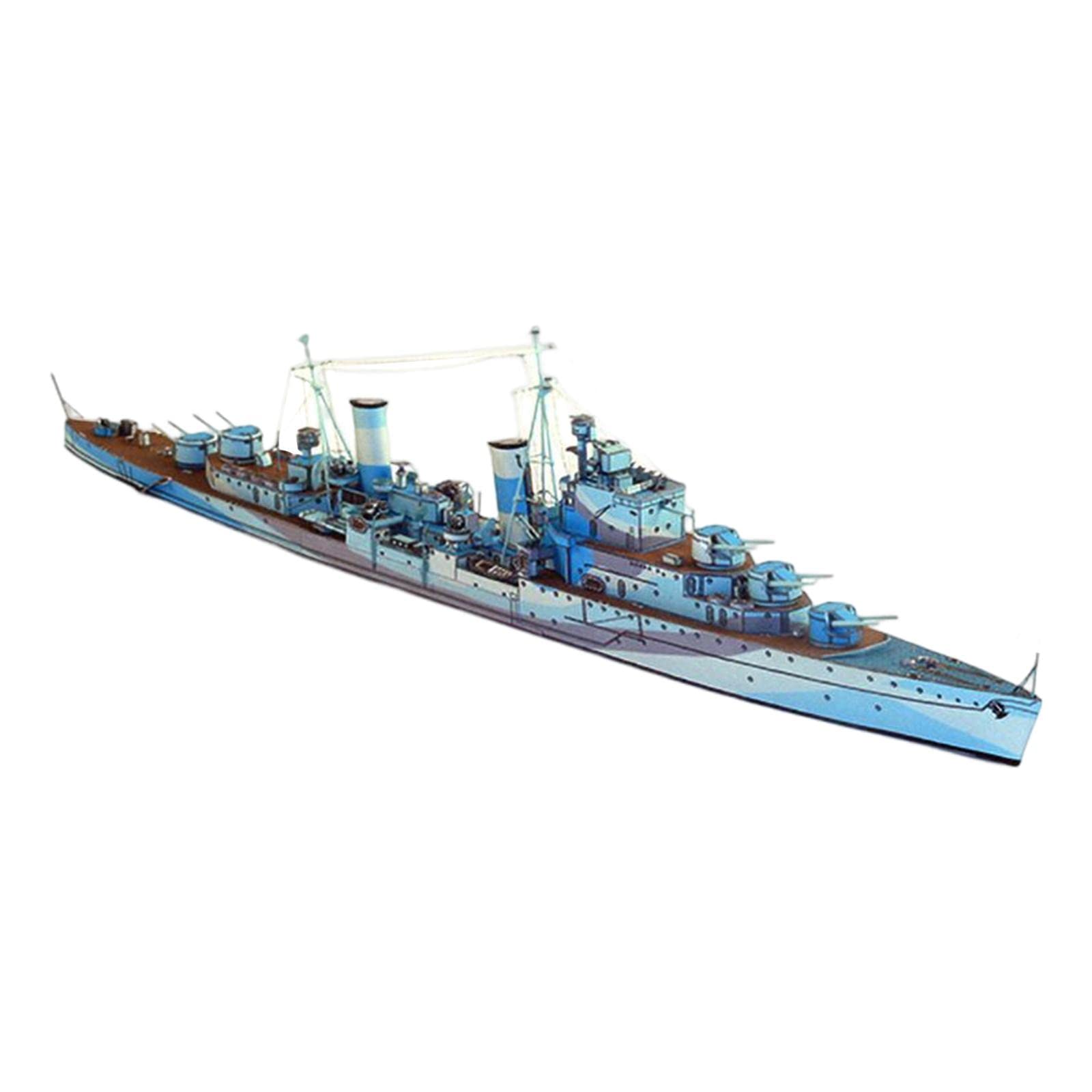 CALANDIS™ Paper Boat Model Kit DIY Handcraft Paper Model for Study Bedroom Decoration | Wooden | Boats, Ships | Models & Kits-image-36
