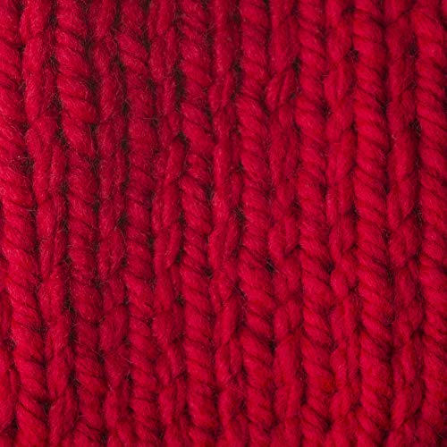 Image of Bernat Softee Chunky Yarn, Berry Red, Single Ball