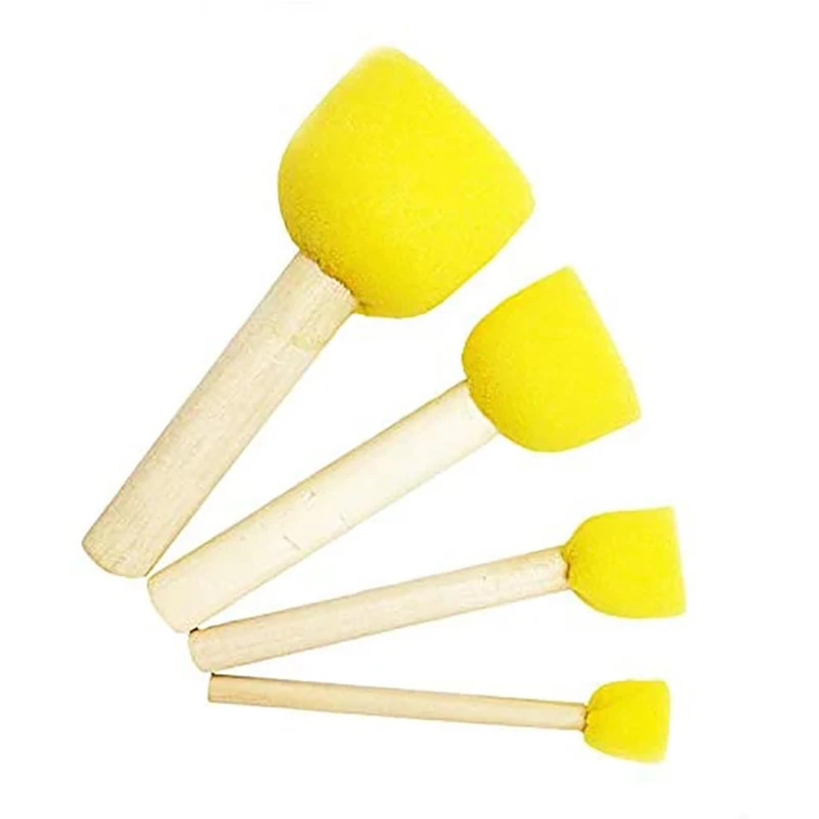 Leichter Schaumstoffpinsel 60-teiliges Schaumstoff-Schwammbürsten-Set