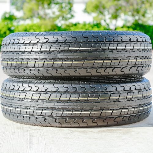 Image of Roundrule ST Hikee Semi-Steel Trailer Radial Tire ST225 /75R15 BSW | 225 /75 /15 225 /75-15, 124 /120L Load Range F LRF, 12-Ply, Premium, Black Side Wall