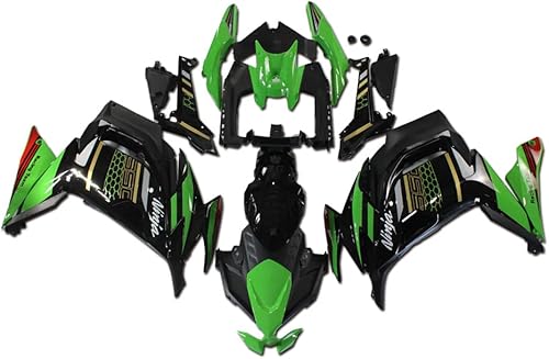 MC - Carenado verde y negro para Kawasaki Ninja 2020 2021 2022 2023 650R ER-6F EX650 Molde de inyección de plástico ABS nueva carrocería 20 21 22 23