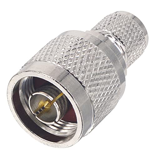 Adaptador coaxial N Macho a Mini UHF Macho 2 piezas miniatura 3