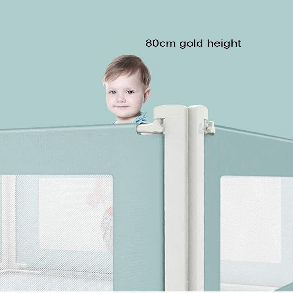Box per Bambini, sponda per Lettino, Culla Convertibile, Protezione di Sicurezza per Bambini, Facile da Montare, ringhiera di Sicurezza, Giocattolo anticollisione e Anti-Caduta (di