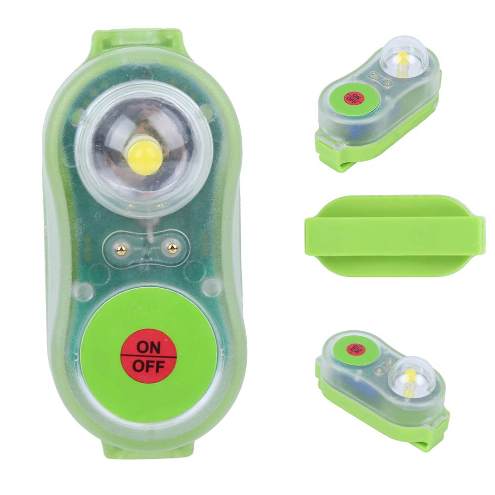 Topyond Luz para Chaleco Salvavidas, Luz para Chaleco Salvavidas Autoiluminada De Agua De Mar JHYD-I, Luz LED De Litio, Llamativa para Atraer Rescate(Azul Verde)