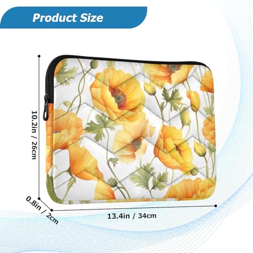 Funda para laptop floral 13-14 pulgadas para hombres y mujeres miniatura 3