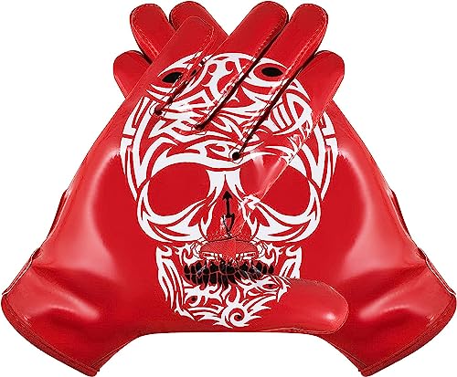 Influitive Gears American Youth Football Gloves-Football Lineman Receiver Gloves- Football Gloves Adult For Men & Women (Adult Medium) #TOP2