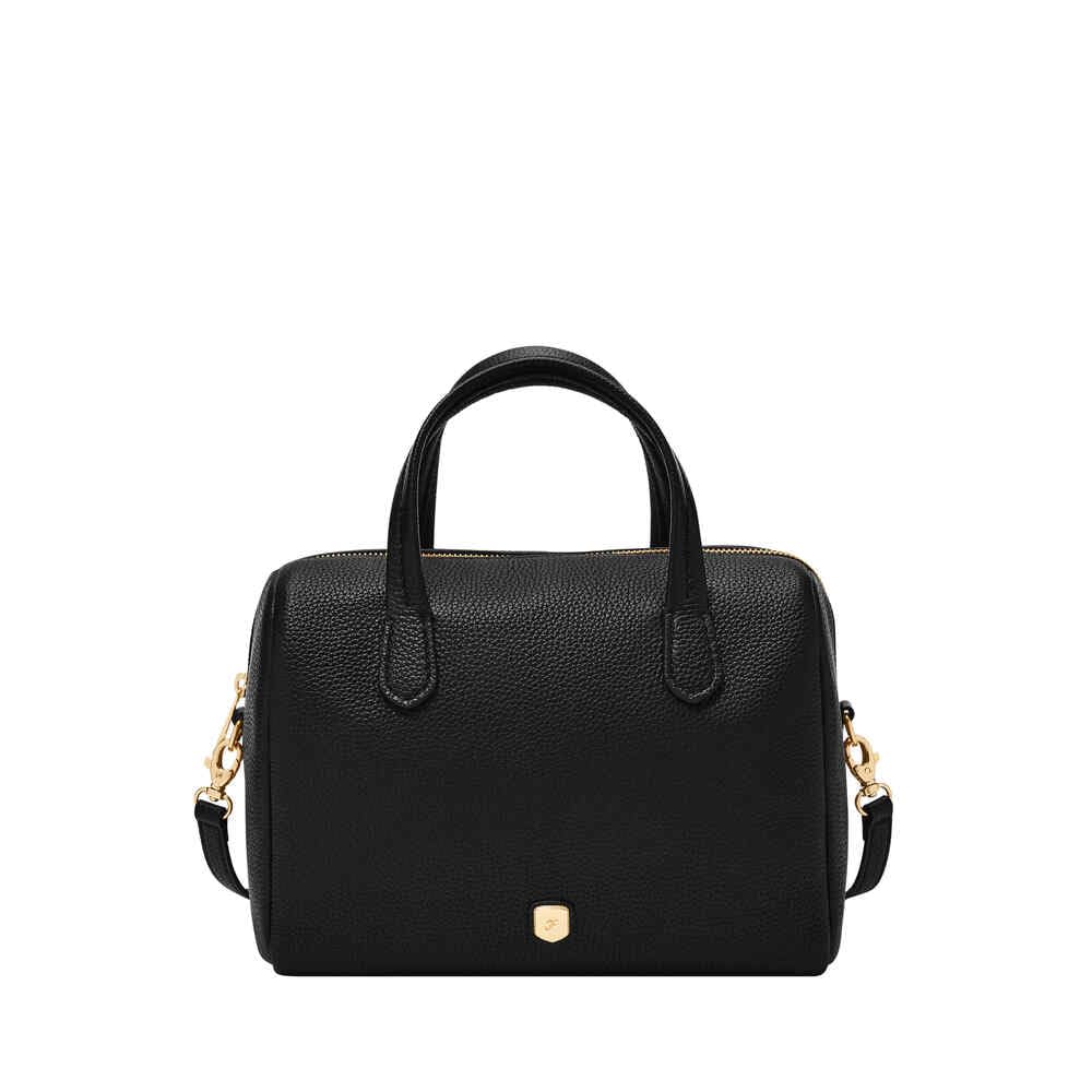 Fossil Lainey Women's Black Leather Bag, ZB11168001