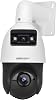 4 MP 25X TanDemVu Network Speed Dome PTZ Camera,25X Zoom Lens with a 2.8 mm Fixed Focus Lens, Powered-by-Darkfighter  Time Color Technology, Cameras