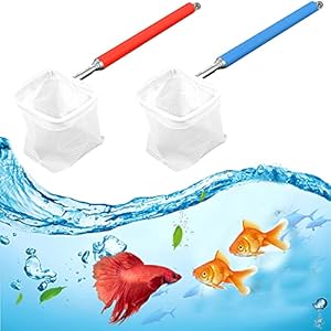 Rete Per Gamberetti Pesce Gamberetti Rete Per Acquari 2 Pezzi Di Reti Per Acquari Per Acquario Mini Reti Per Gamberetti 5.1-18.8in Piccole Reti Per Avannotti Retrattili Per Acquari Reti Da Pesca