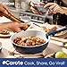 CAROTE 27pcs Ceramic Cookware Set Nonstick, Pots and Pans Set Non Stick, Non Toxic Cookware Detachable Handles, Dishwasher/Oven Safe, RV/Camping Cookware, Pan and Pot with Kitchen Utensils, Navy Blue