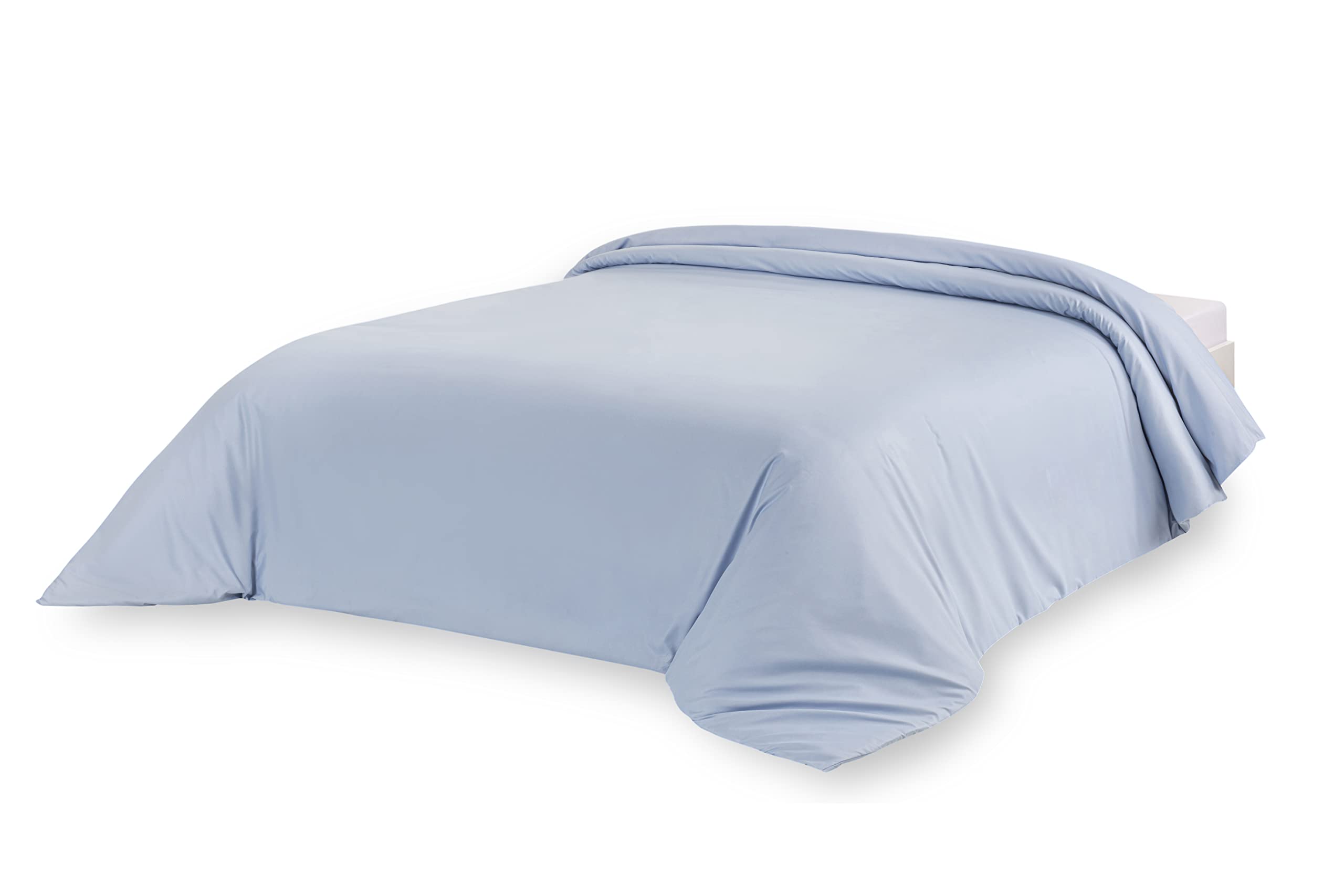 Extra Soft Microfibre Duvet Cover, Lightblue, Cama 80/90 - 150x220cm - Image 2