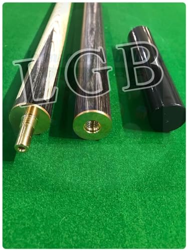 Image of LGB Snooker Master Classic Cue Stick with Extension and Leather Cue Case, Glove, Chalk Holder, Chalk, Tip