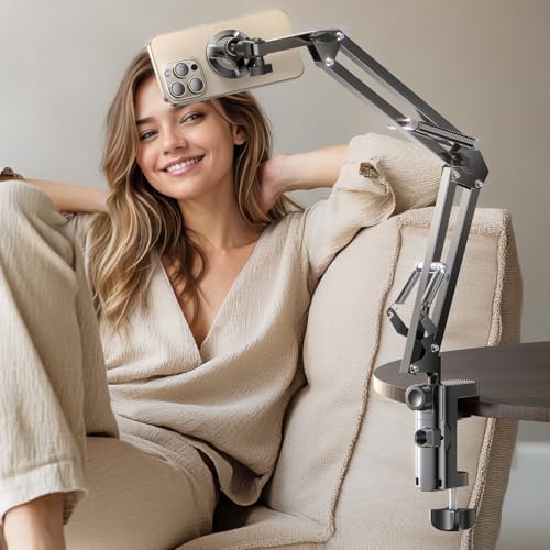 LISEN Adjustable MagSafe Desk Mount Phone Holder