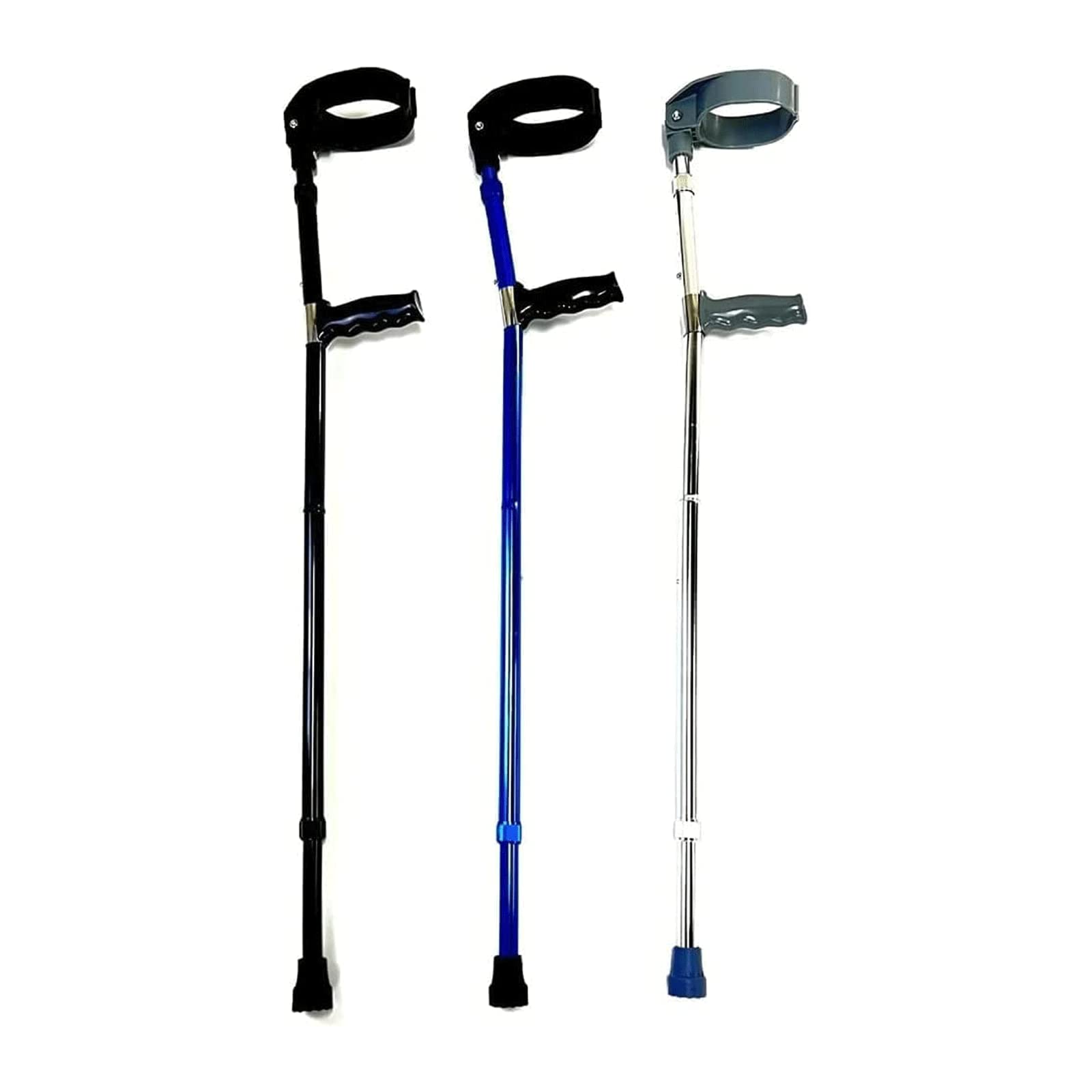 PAASHE Muletas Creativas, Bastones para Caminar fáciles de Llevar, Codos de Aluminio Plegables, bastón para Caminar, Bastones telescópicos Ajustables en Altura