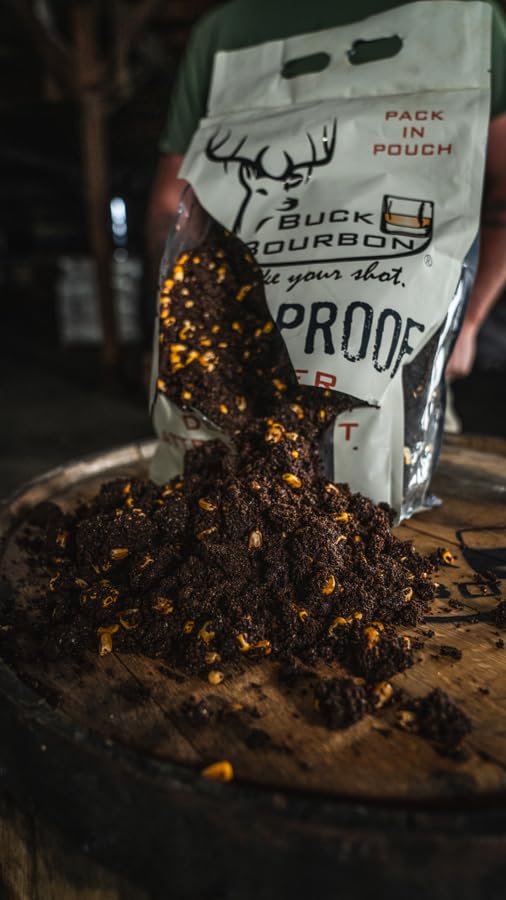 Buck Bourbon 110 Proof Deer Feed, 8 lb Pack-in Pouch