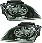 Evan-Fischer Headlight Set Compatible with 2004-2006 Chrysler Pacifica Left Driver and Right Passenger Side Halogen With bulb(s)