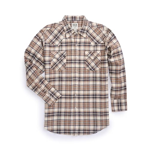ELY CATTLEMAN Men's Unlined Flannel Western Shirts