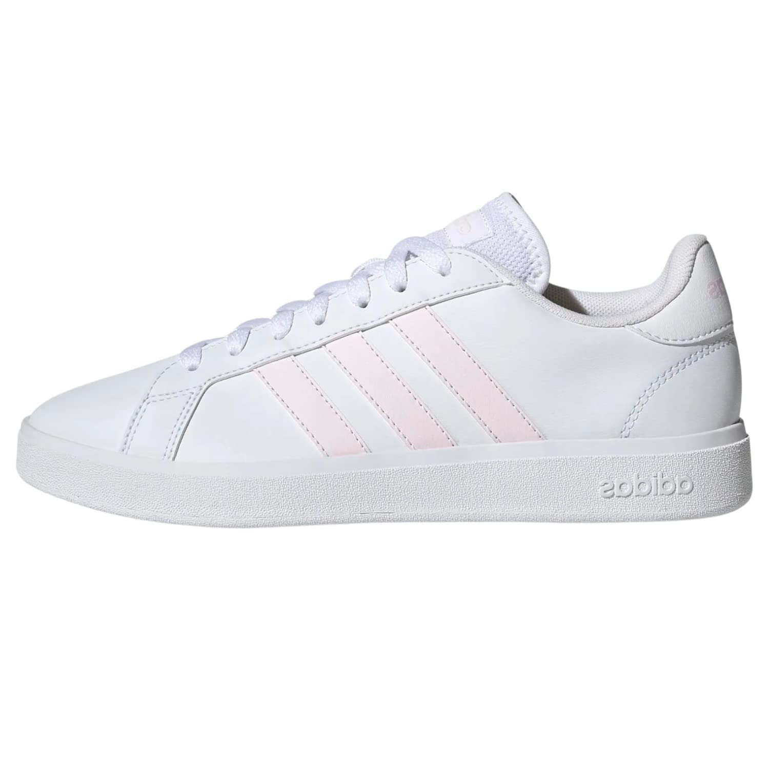 Adidas Damen Grand Court TD Lifestyle Court Casual Shoes, Cloud White/Almost pink/Cloud White, 40 EU