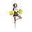 Hooshing 2PCS Yellow Pom Poms Cheerleading with Baton Handle for Team Spirit Sports Dance Cheering Kids Adults