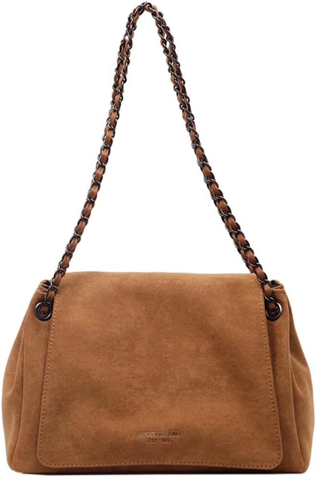Suede Top Handle Bags for Women Fashion Slouchy Shoulder Bag Fall Winter Leather Hobo Handbags Totes 2026