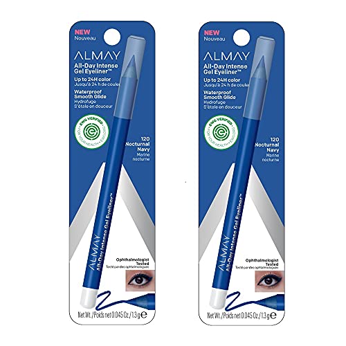 Pack 2 Delineadores Gel Intenso Almay Nocturnal Navy