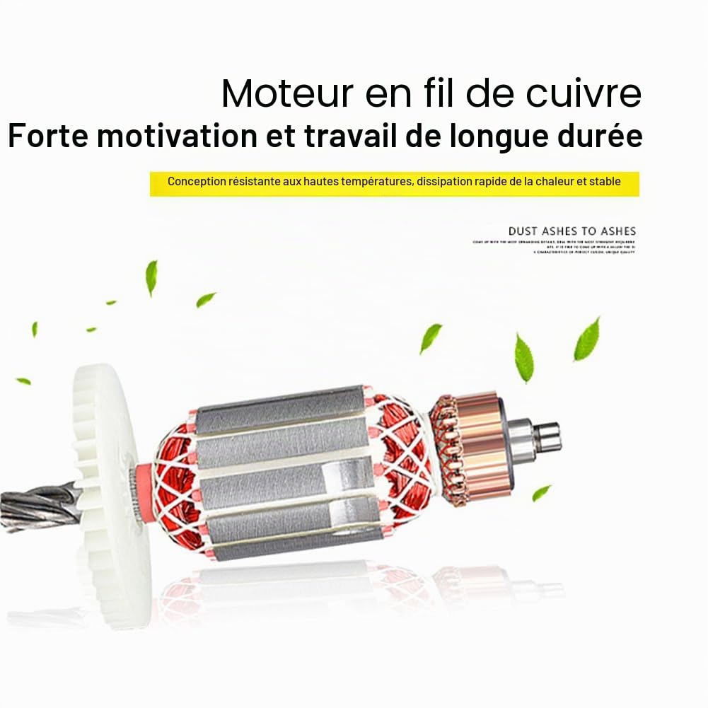 Souffleur électrique, Souffleur De Feuilles Filaire Léger Haute Puissance 2000 W, Aspirateur Domestique Puissant Industriel avec Tube Amovible, Résistance Aux Hautes Températures pour Ordinateurs