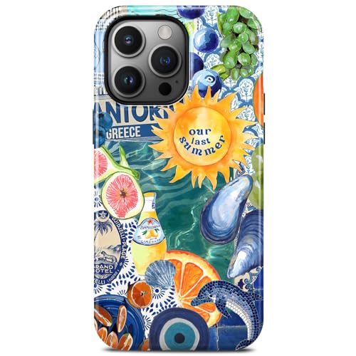 Coque iPhone 15 Pro Max solide antichoc et magnétique bleu ocean