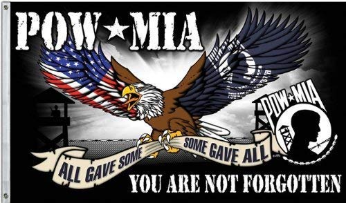 Amazon Com Pow Mia You Are Not Forgotten 3 X5 Flag Outdoor Flags Patio Lawn Garden