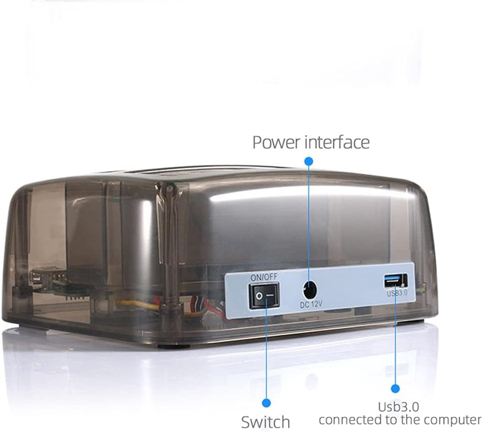 USB 3.0 All in 1 HDD Docking Station Reader Slot IDE/SATA Dual Multi Function Hard Drive Enclosure Docking Station