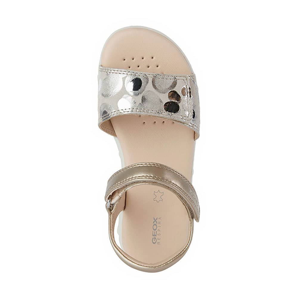 Geox J Sandal Haiti Girl, Sandalias para Niña