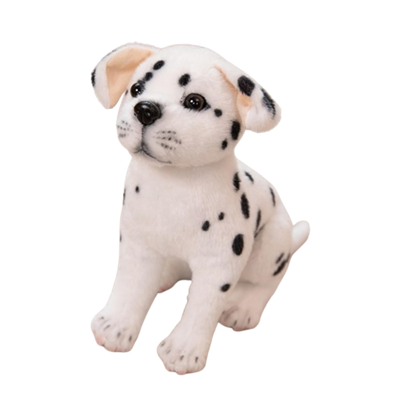 JORCEDI Dalmatian Plush Toy Dog, Lifelike Dalmatian Stuffed Animal, Plush Dog, Spotted Dog, Plush Toy Puppy, Stuffed Dog Pillow, Gifts for Children and Friends (25cm,Without bell-B)
