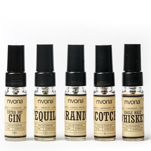 Image of Rivona Perfume Shot Trial Pack | Long-Lasting Perfume Sprays for Men & Women | Travel-Friendly Fragrance Set | Floral, Fruity & Fresh Scents | Ideal for Gifting & Daily Use | Set of 5 (5ml each)
