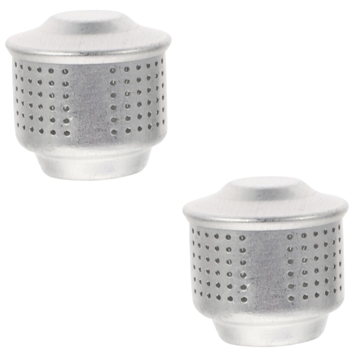 2pcs Aluminum Pot Spout Cover Expresso Lid Coffee Spout Splash Guard Maker Supplies Splatter