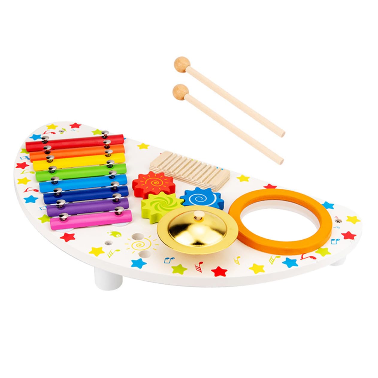 Giocattolo Musicale Xilofono in Legno Set 1 per Ragazzo Ragazza | Gioco Educativo, Intrattenimento per Feste, Sviluppa Ritmo, Interazione Genitore-figlio